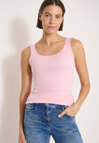 CECIL Top in Pink: front