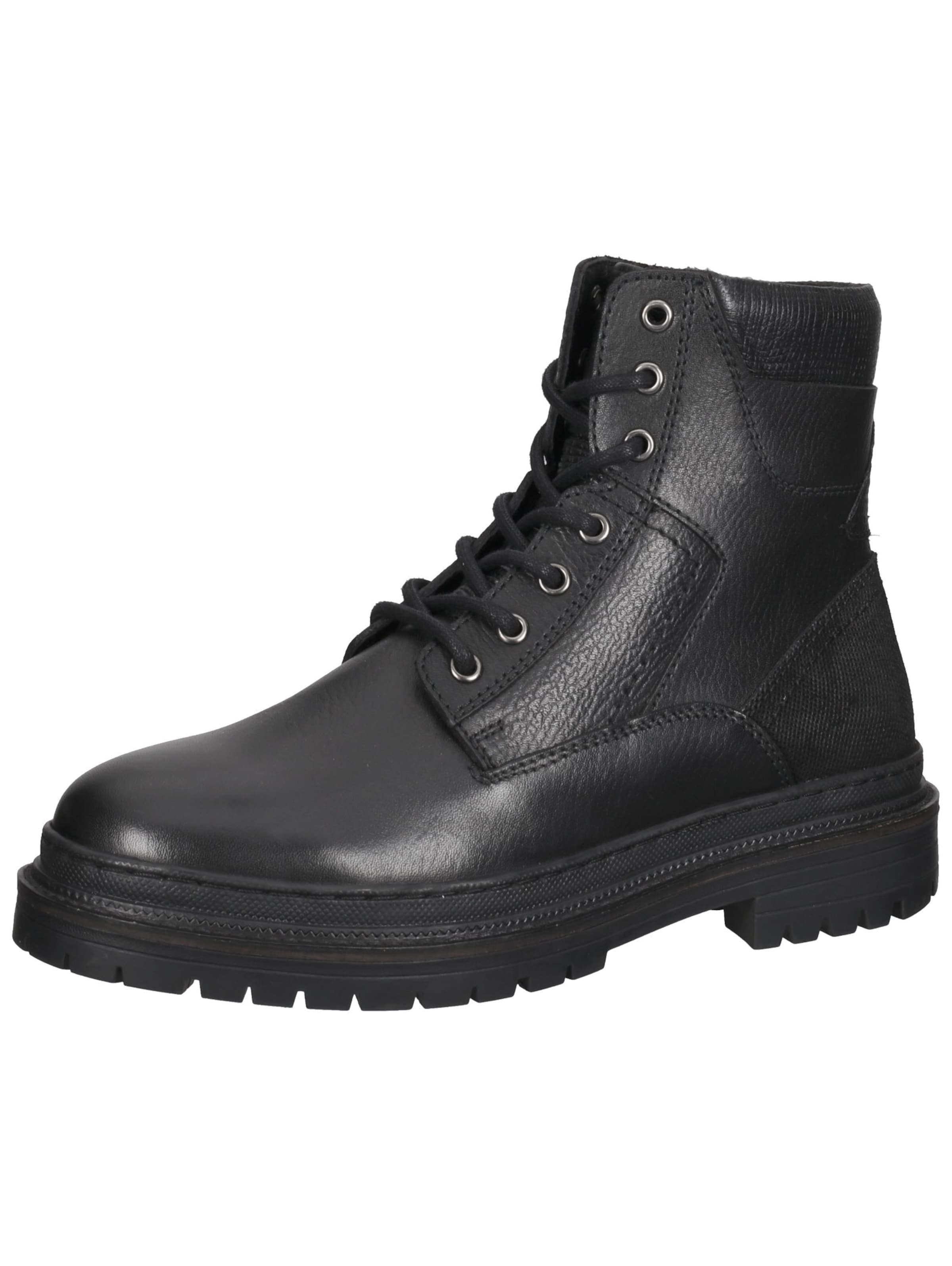 SANSIBAR Veterboots in Zwart: voorkant