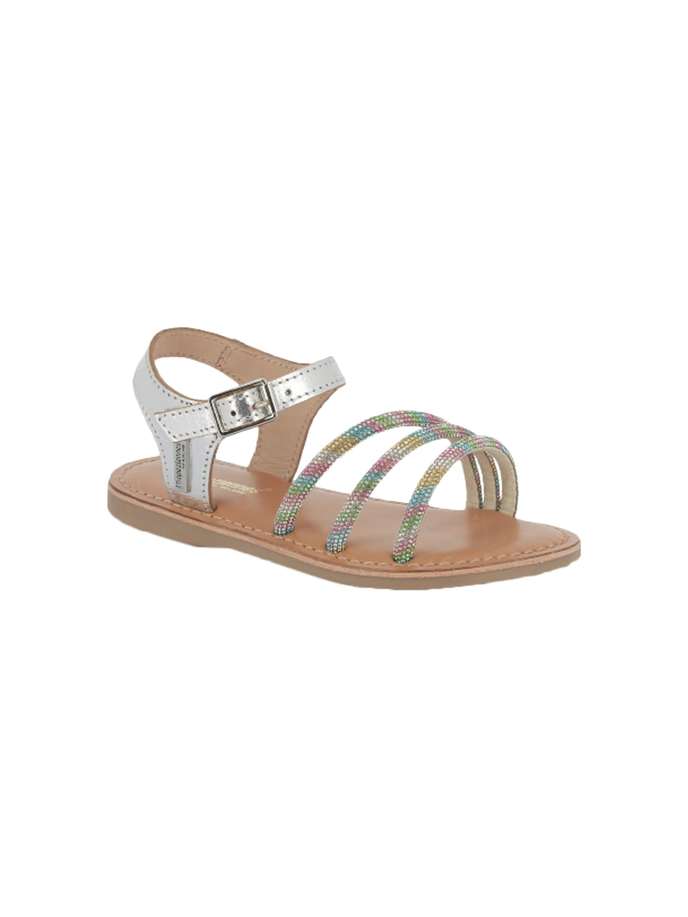 Sandales 'Ledersandalen für Kinder von Belarbi Bibigirl' Les Tropéziennes en argent