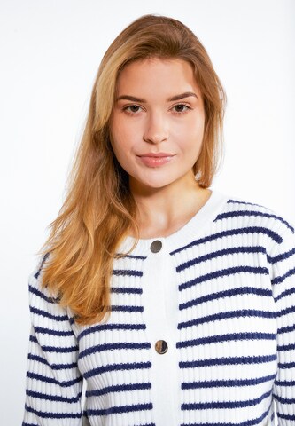 Cardigan DreiMaster Maritim en blanc