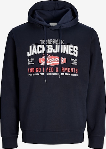 Sweat-shirt JACK & JONES en bleu : devant