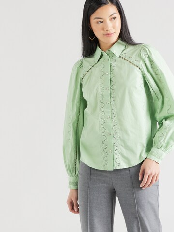 Y.A.S Blouse 'KENORA' in Groen: voorkant