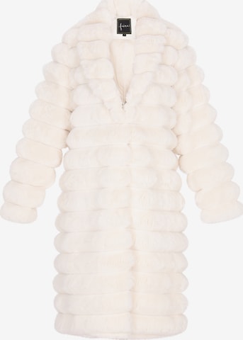 Manteau d’hiver faina en blanc : devant