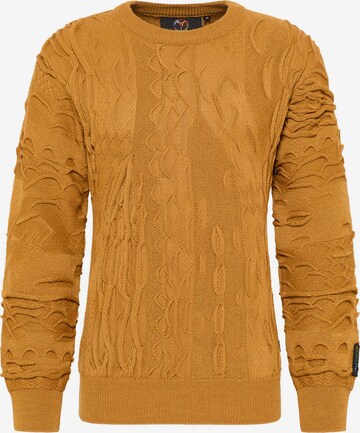 Carlo Colucci Sweater ' D'Andrea ' in Yellow: front