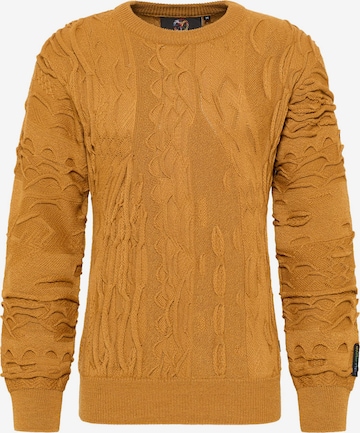 Carlo Colucci Sweater ' D'Andrea ' in Yellow: front