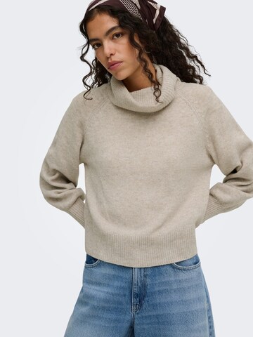 ONLY - Pullover 'ONLOlivia' em bege: frente