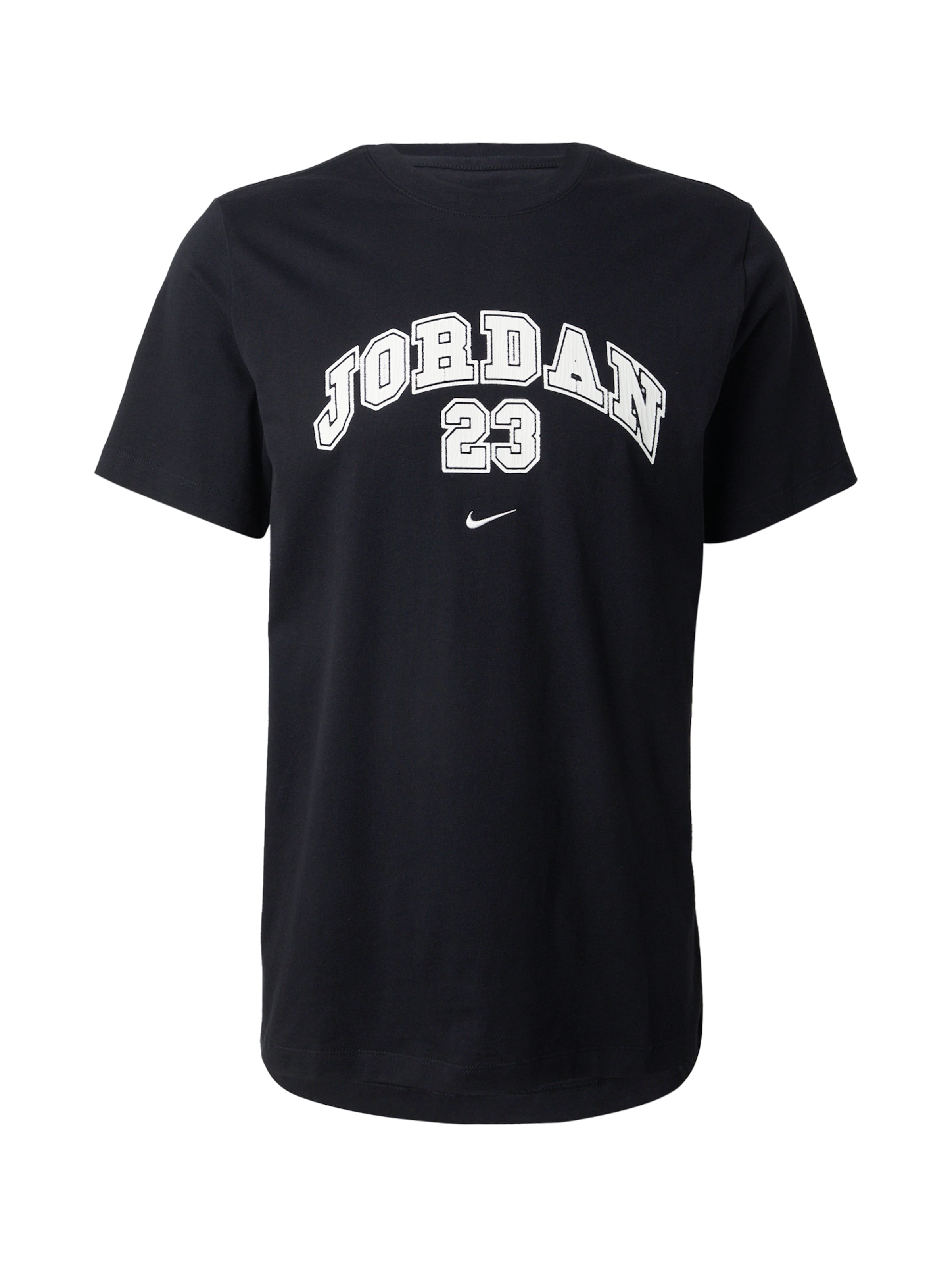T-Shirt Jordan en noir : devant