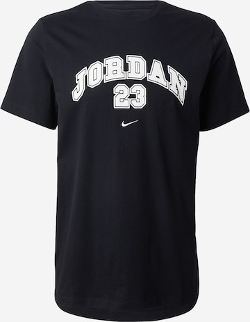juoda Jordan Marškinėliai: priekis