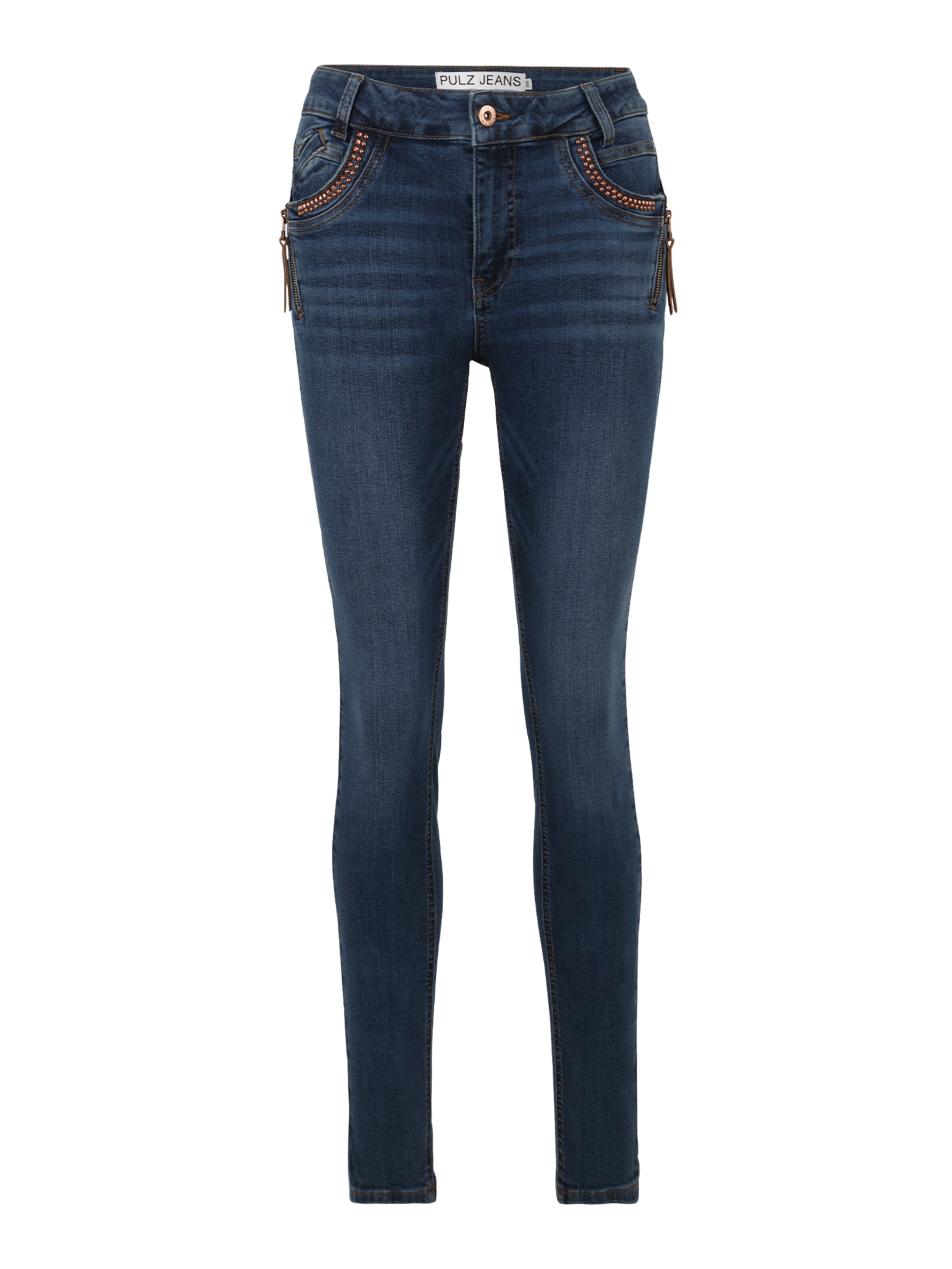 Skinny Jean 'CARMEN' PULZ Jeans en bleu : devant