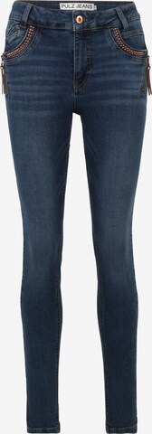 PULZ Jeans Skinny Jeans 'CARMEN' in Blauw: voorkant