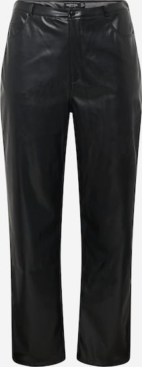 Pantaloni Nasty Gal Plus pe negru, Vizualizare produs