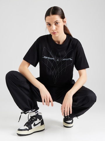 Jordan Λειτουργικό μπλουζάκι σε μαύρο