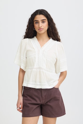 ICHI Shirt 'VOILANA' in White: front