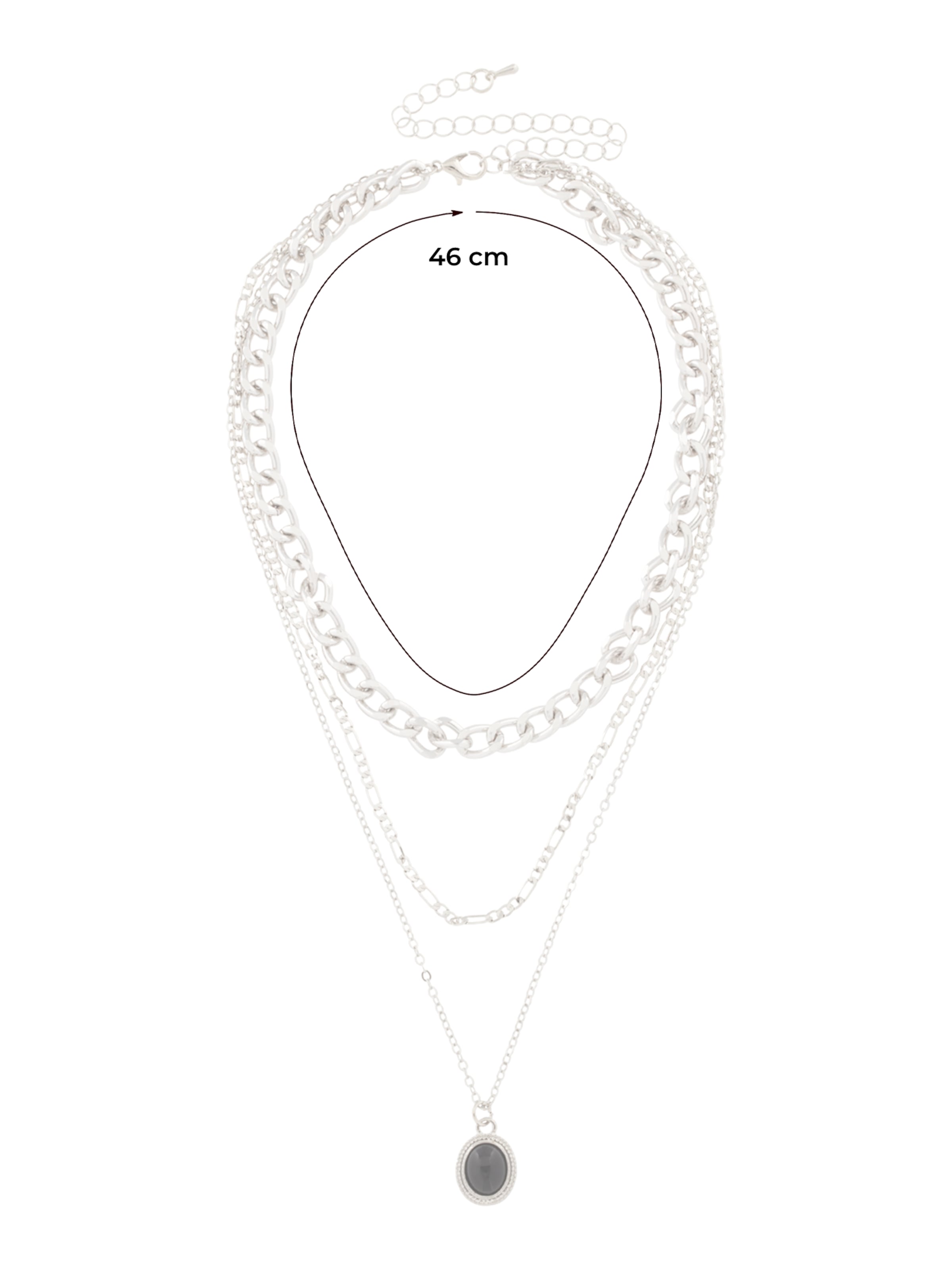 Collana 'Shirin' di ABOUT YOU in argento