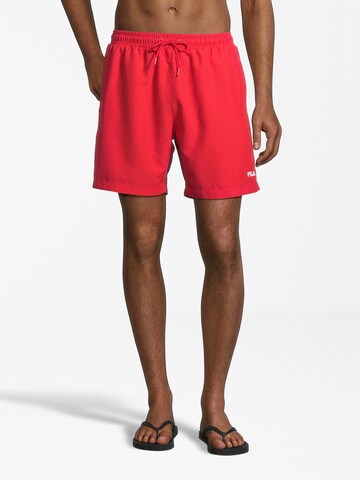 FILA Swim Trunks 'SOMALIA' in Red: front