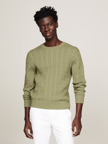 Pullover 'Classics' di TOMMY HILFIGER in verde: frontale