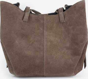 lePelou Shoulder Bag 'TESSA' in Grey: front