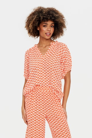 SAINT TROPEZ Bluse 'Tessa' i orange: forside