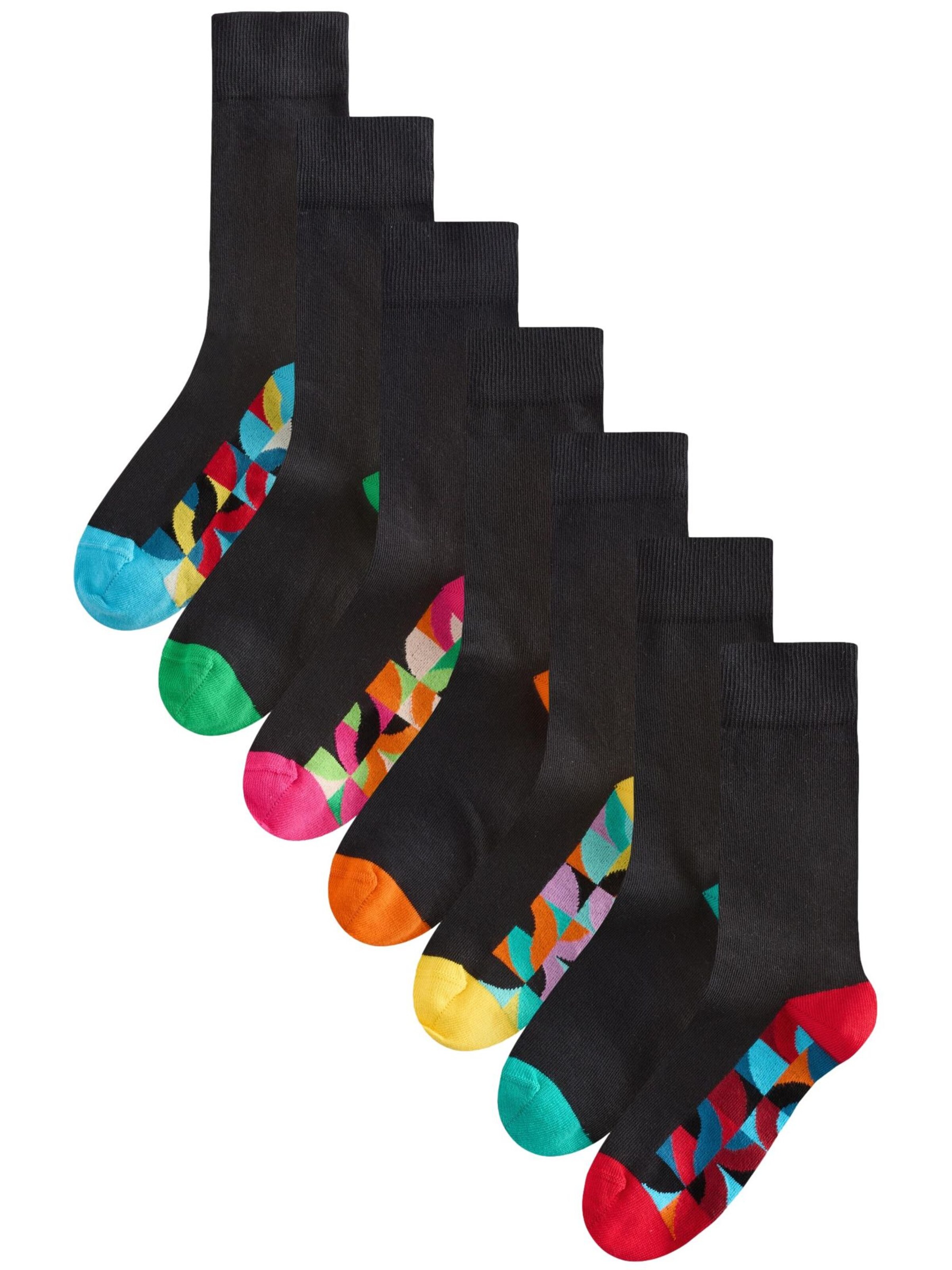 Next Socks in Black: front