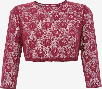 COUNTRY LINE Dirndlbluse in bordeaux, Produktansicht