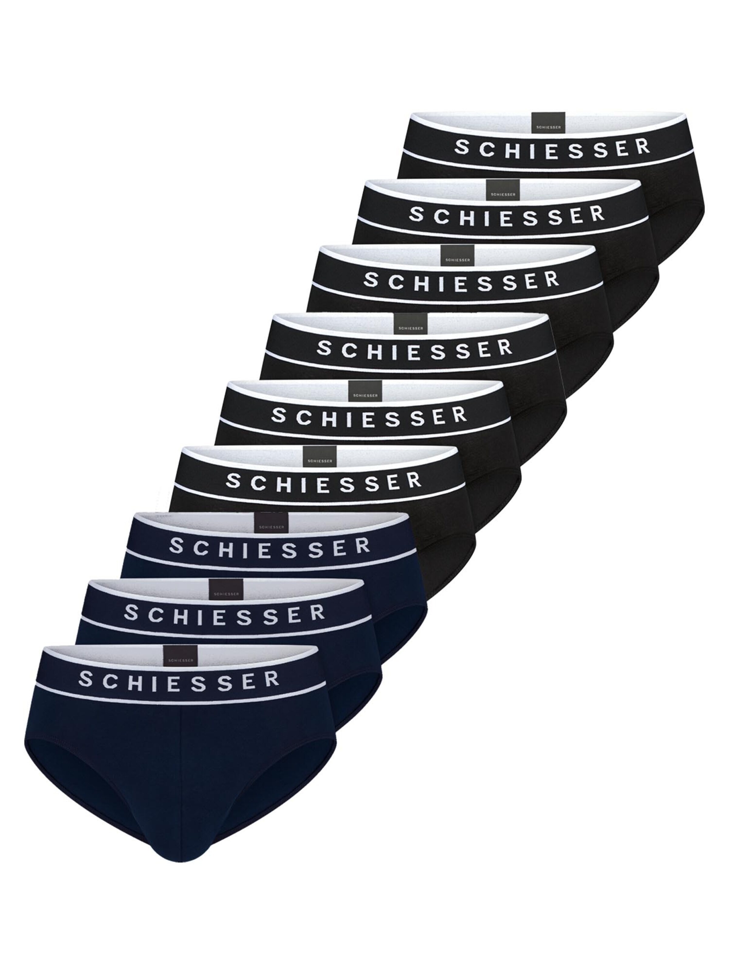 SCHIESSER Panty '95/5 Organic Cotton' in S in mottled black, Item view