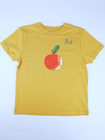 MelaDi Shirt 'Apfel' in Braun: Vorderseite