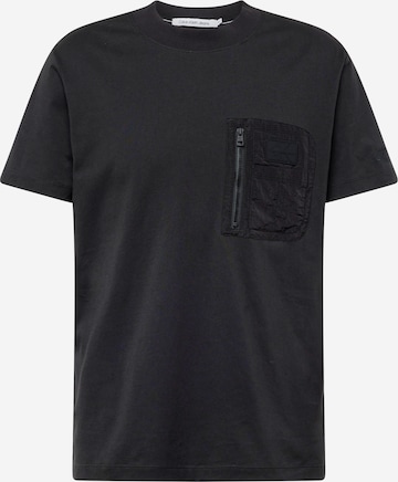 T-Shirt Calvin Klein Jeans en noir : devant