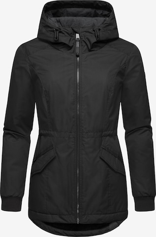 Ragwear Зимняя куртка 'Dowey' в Черный: спереди