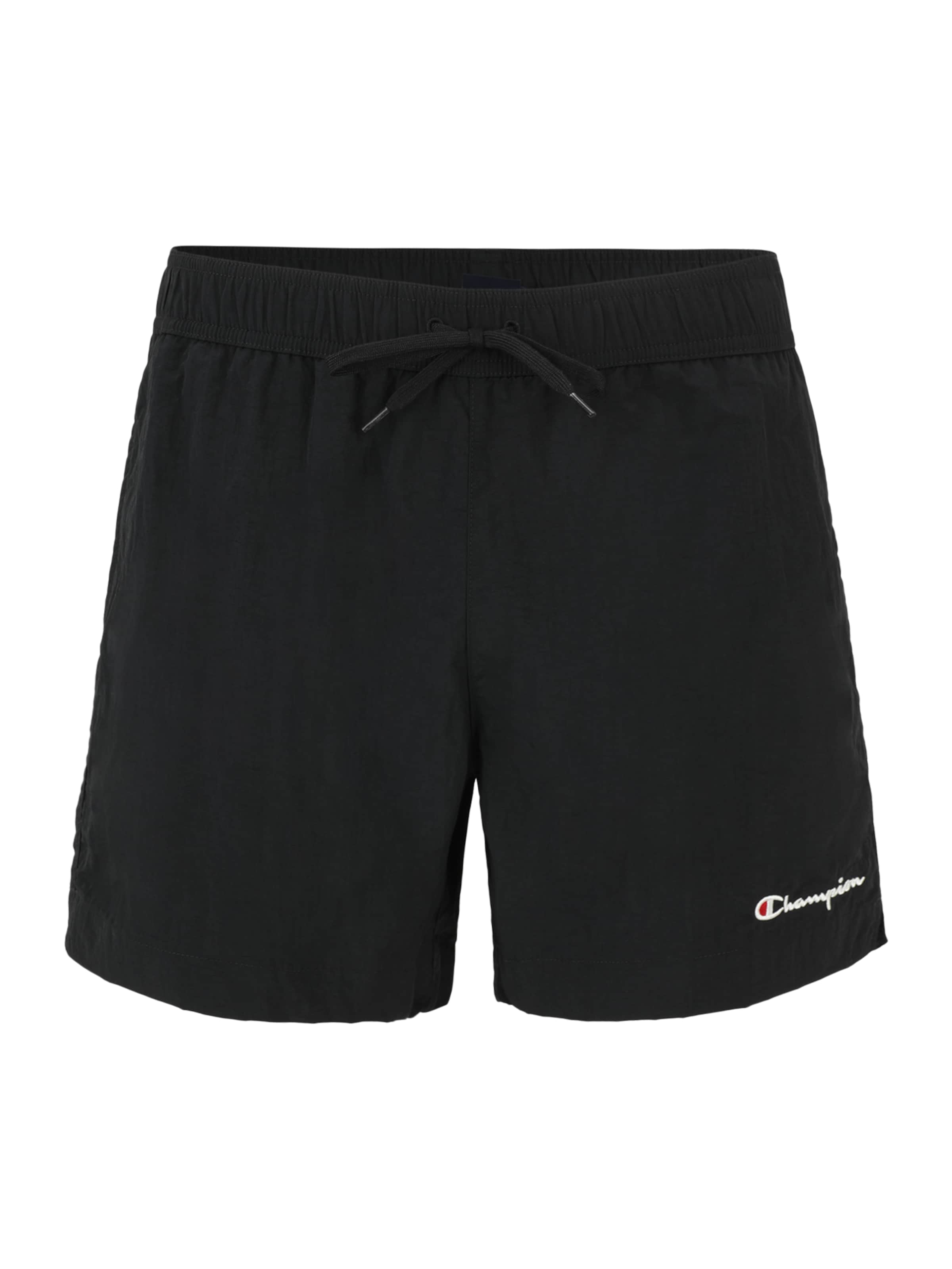Shorts de bain Champion Authentic Athletic Apparel en noir : devant