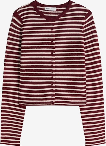 Bershka Neuletakki värissä punainen: etupuoli