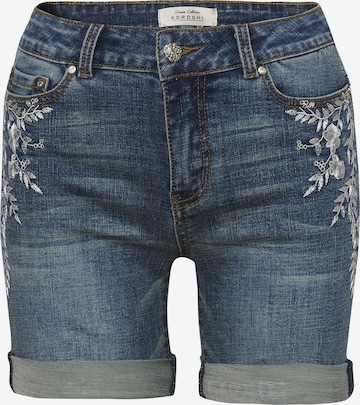 KOROSHI Regular Jeans i blå: forside