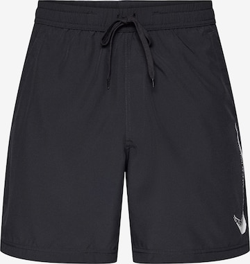 NIKE Szabványos Sportnadrágok - fekete: elől