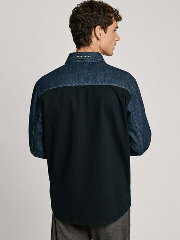 Pepe Jeans Comfort Fit Hemd 'Baz' in Blau