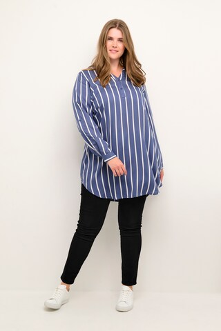 KAFFE CURVE Tunic 'Sida' in Blue