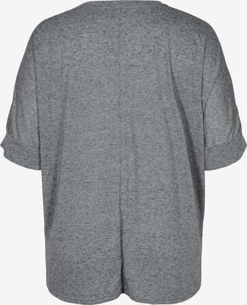 Zizzi Shirt 'CAAVA' in Grau: predná strana
