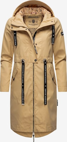 NAVAHOO Tussenparka 'Josinaa' in Beige: voorkant