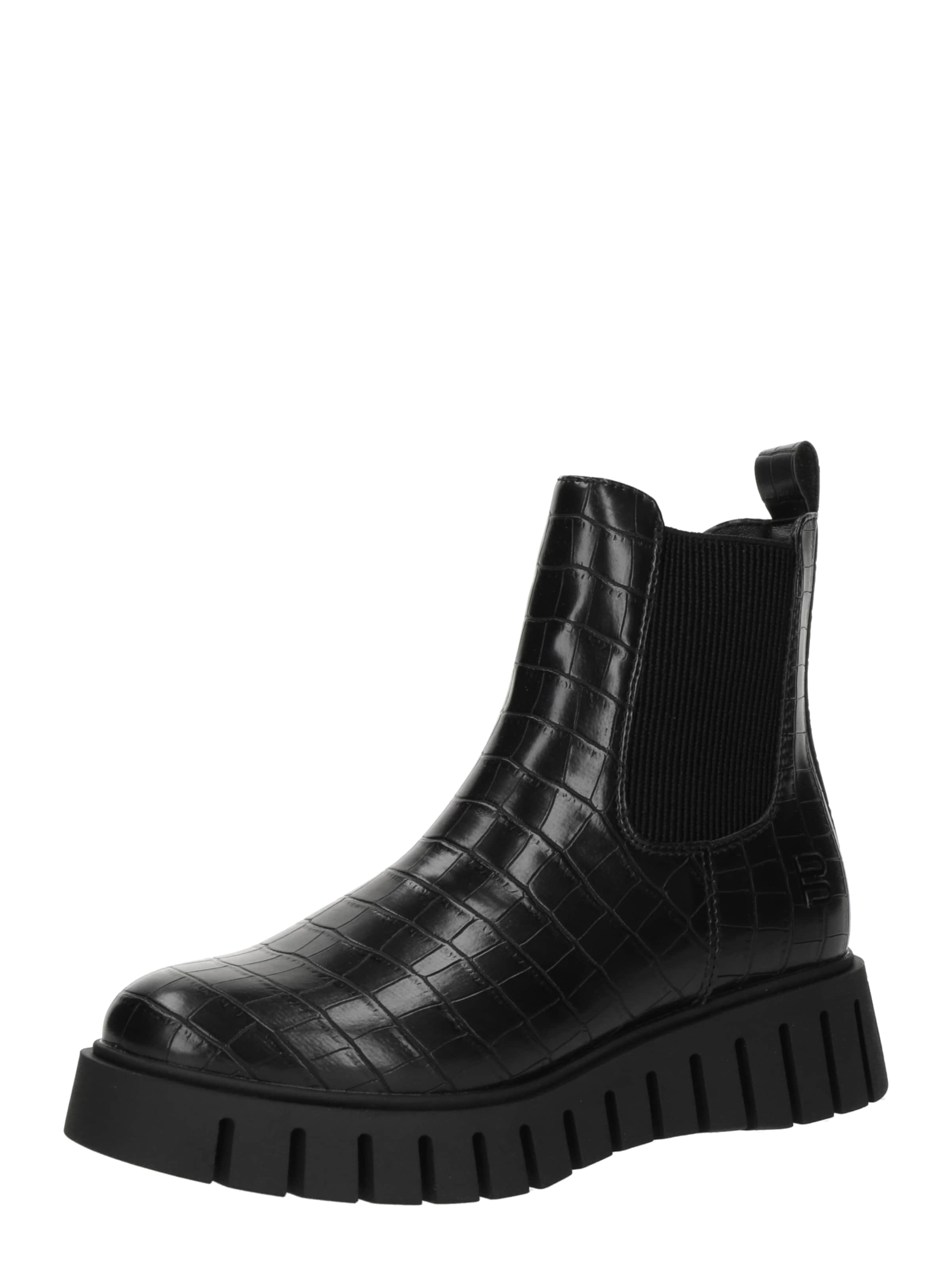 Ghete chelsea de la TT. BAGATT pe negru: față