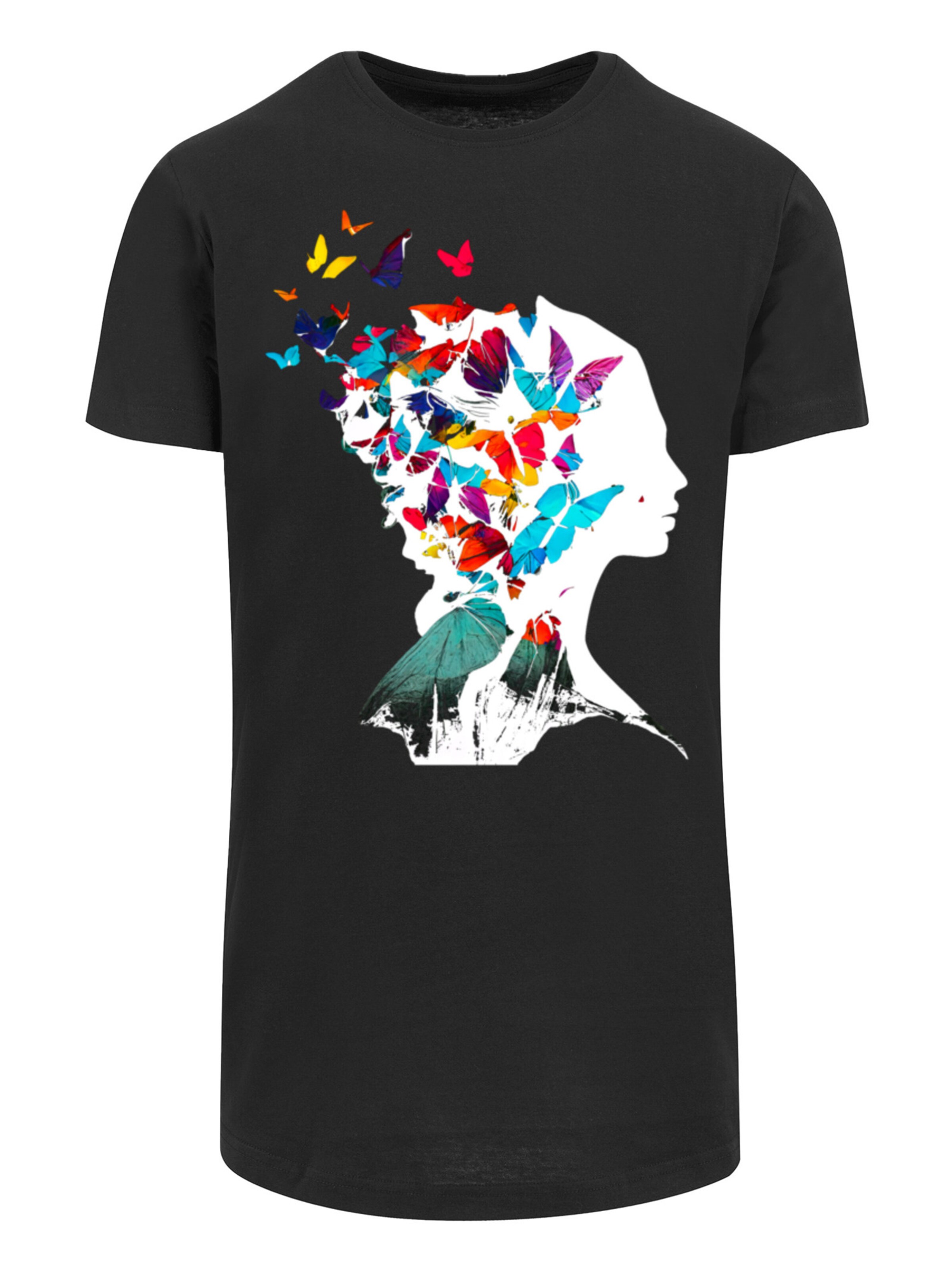 F4NT4STIC Shirt in Zwart: voorkant