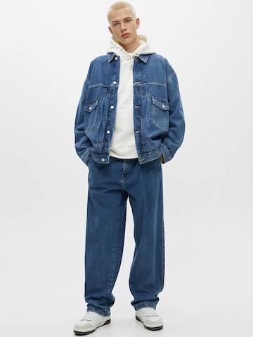 Pull&Bear Loosefit Jeans in Blau: predná strana