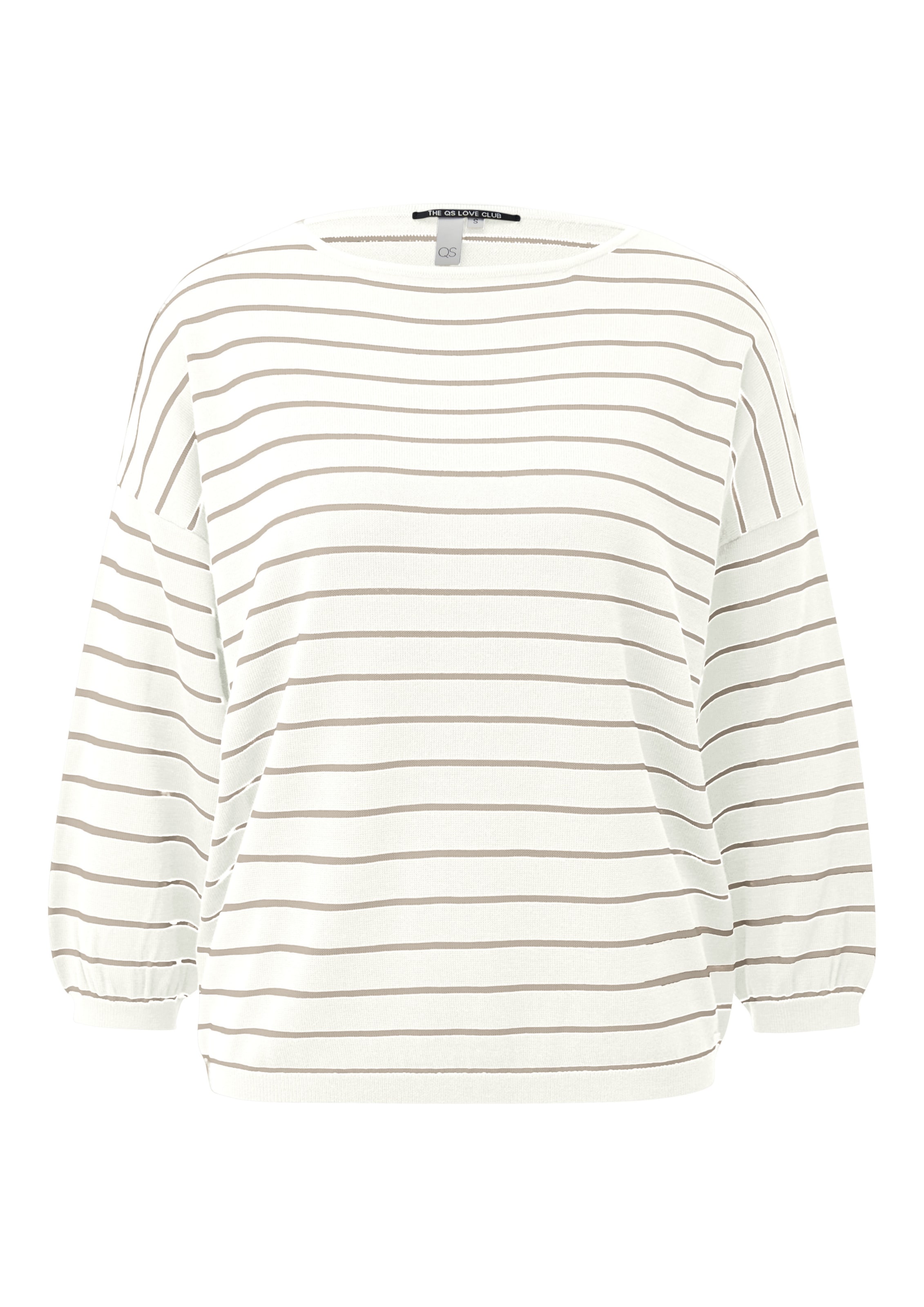 QS Svetr – béžová: přední strana