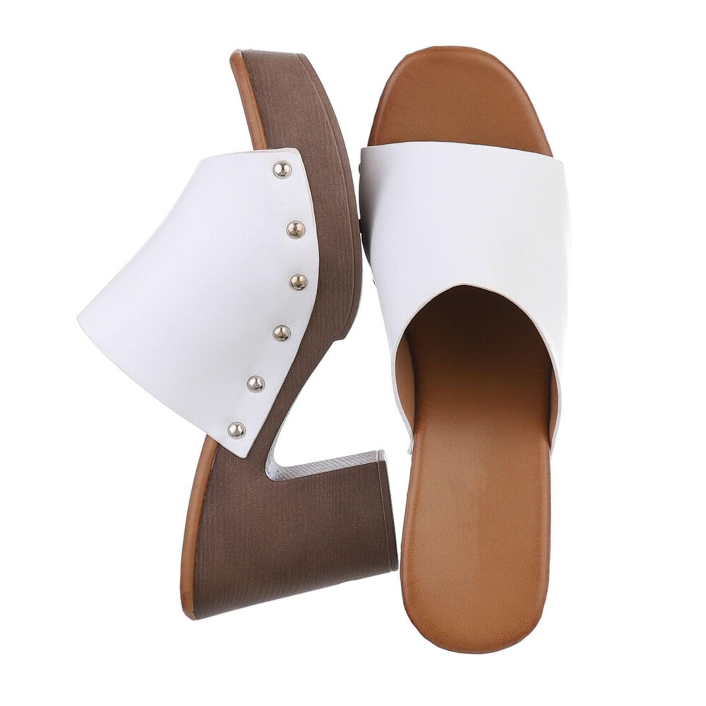 Ital-Design Mules in White
