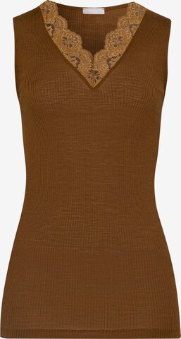 Hanro Top ' Ellis ' in Brown: front