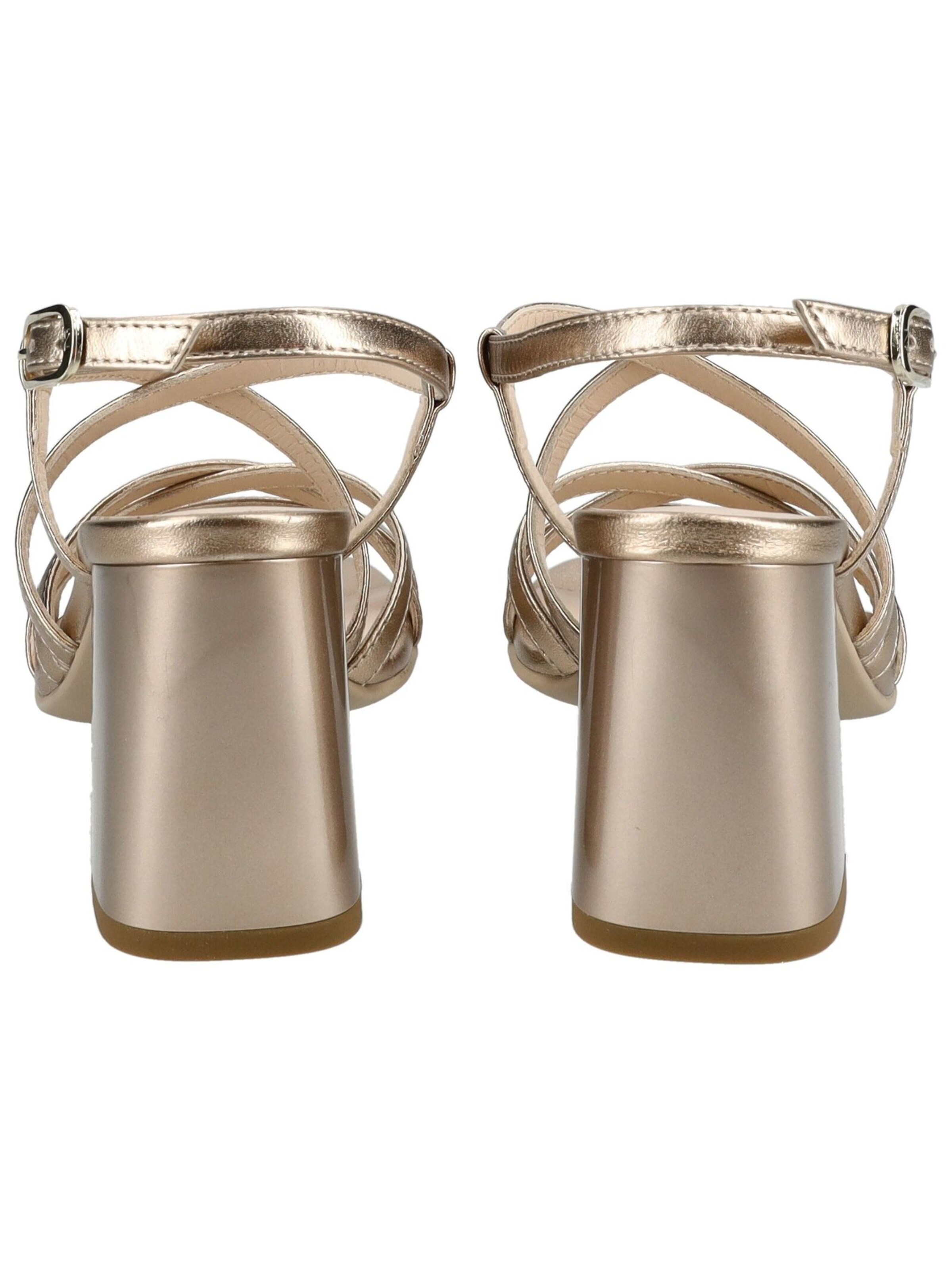 Nero Giardini Strap Sandals in Gold