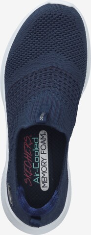 SKECHERS Slip on boty – modrá