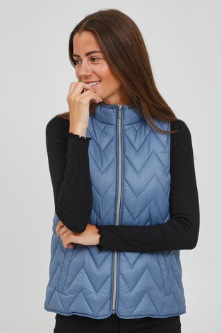 Fransa Vest 'FRBAPADDING 3' in Blue: front