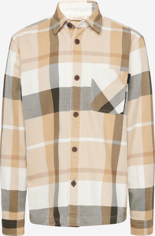 JOOP! Jeans Regular fit Button Up Shirt 'Harvi' in Beige: front