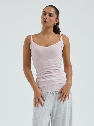 Seamless Basic Top ' Cotton ' in Pink: Vorderseite