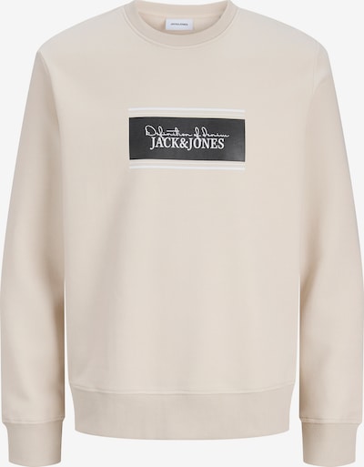 JACK & JONES Sweatshirt in XS in Beige / Black / White, Item view