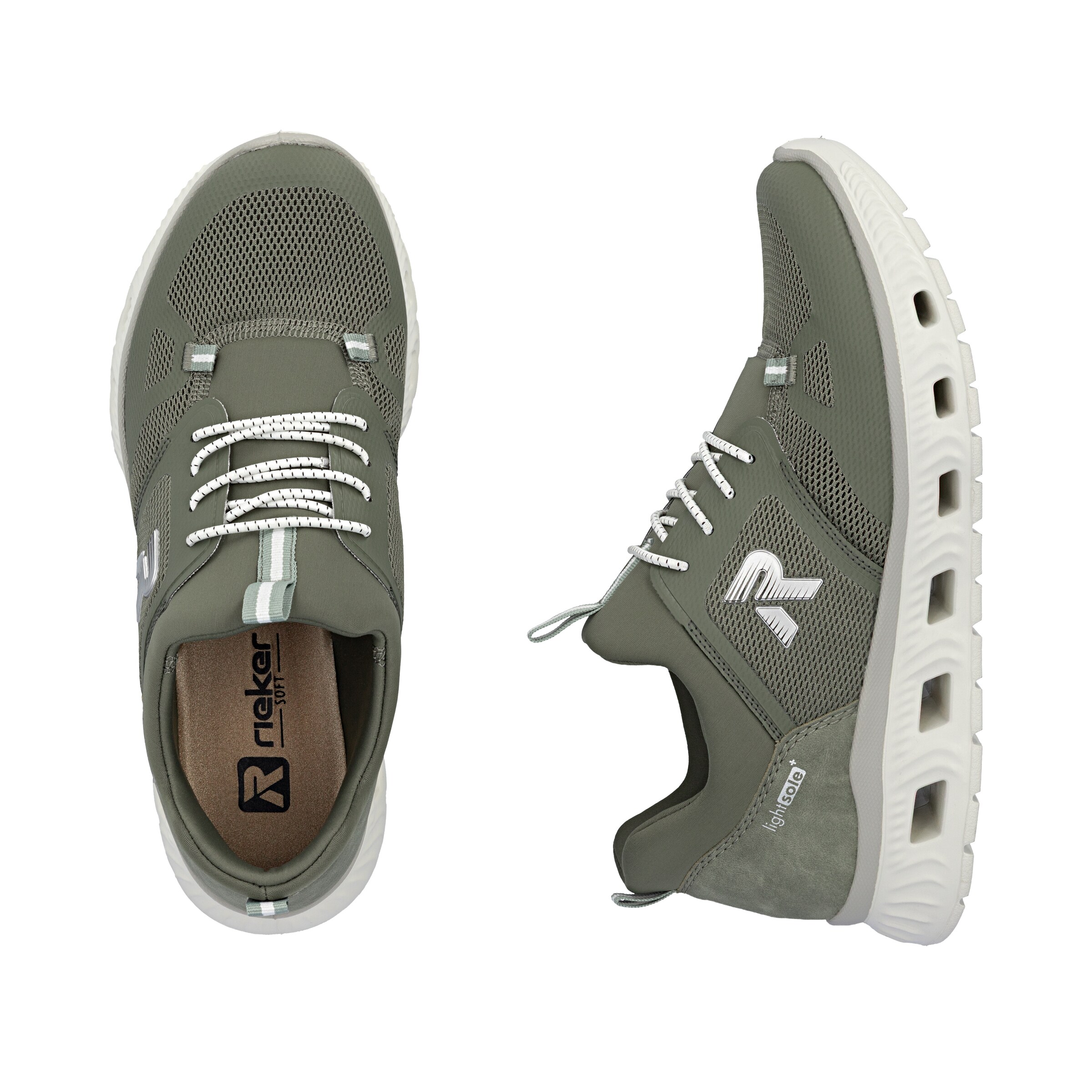 Rieker Slip-Ons in Green