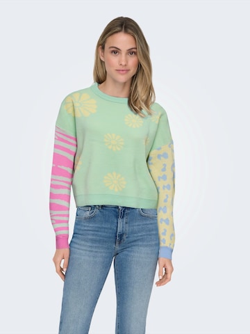 ONLY - Jersey 'ONLBETTY' en verde: frente